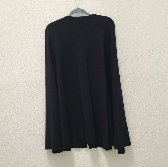 Karen Millen Military Knit Cape - Black - Picture 6 of 7